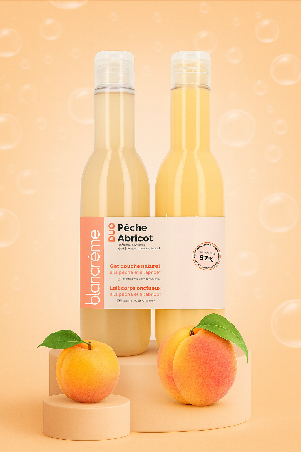 Duo Douceur Corps Pêche Abricot