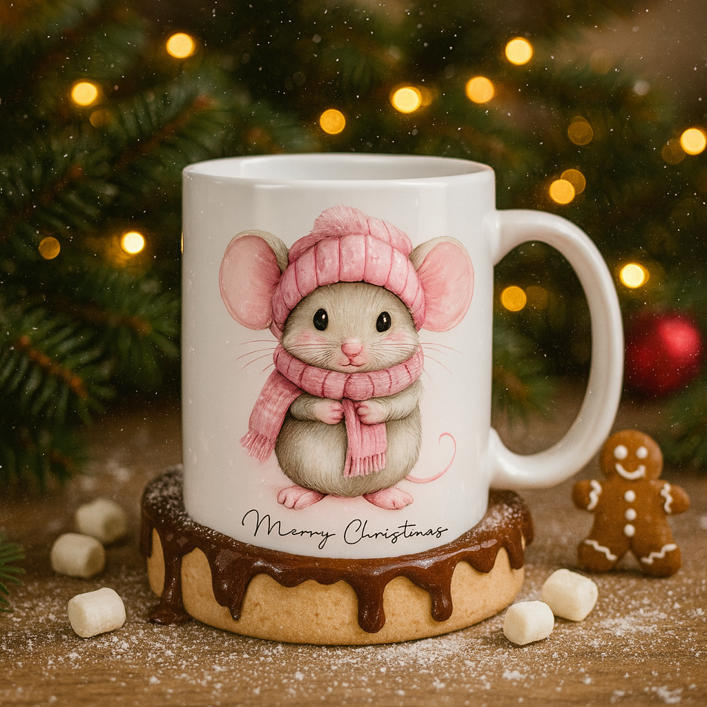 Mug Cozy Mouse Christmas
