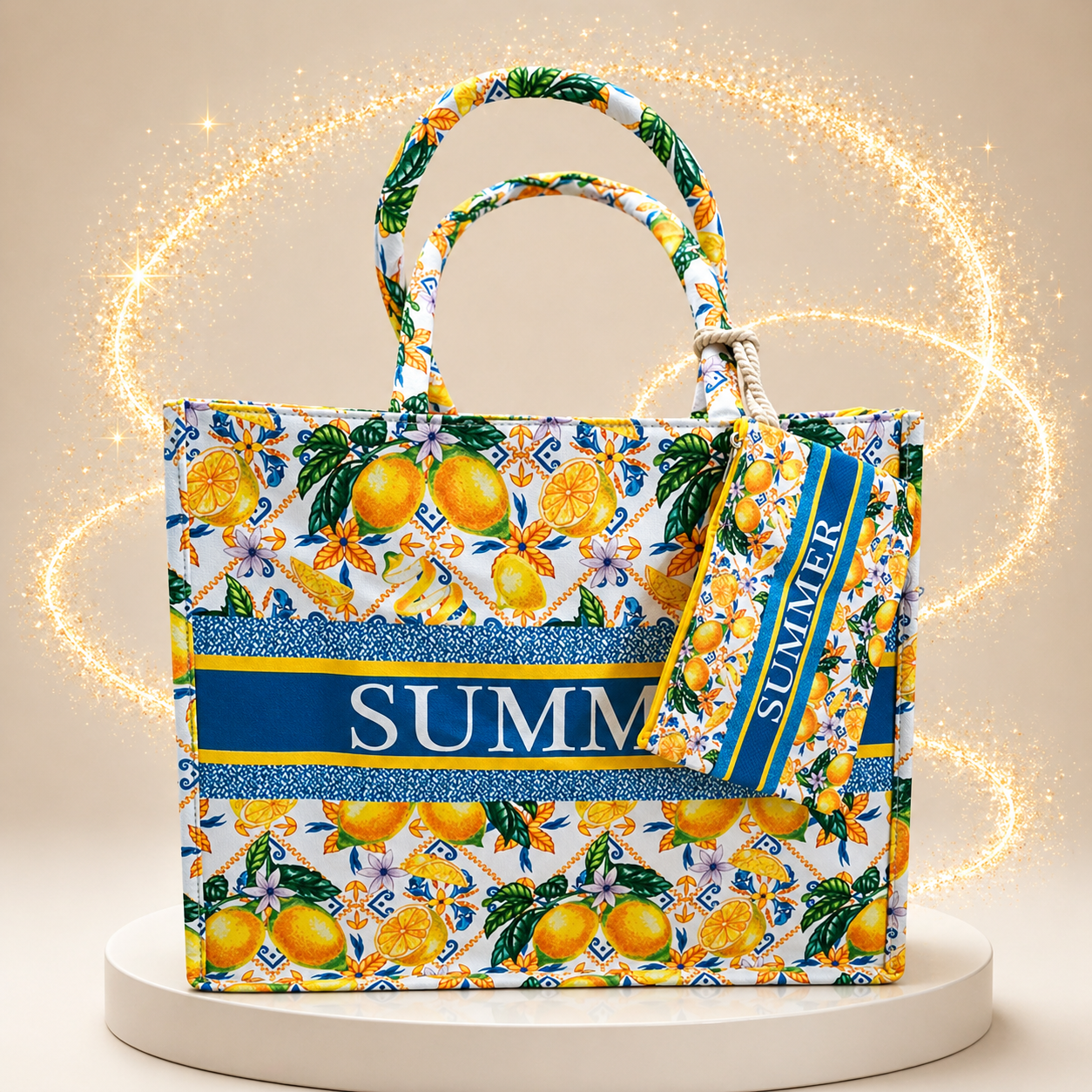 Sac Summer Blanc citron