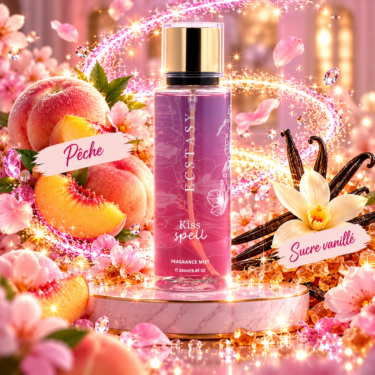 🍑💕 Brume Parfumée – Kiss Spell 💕🍑