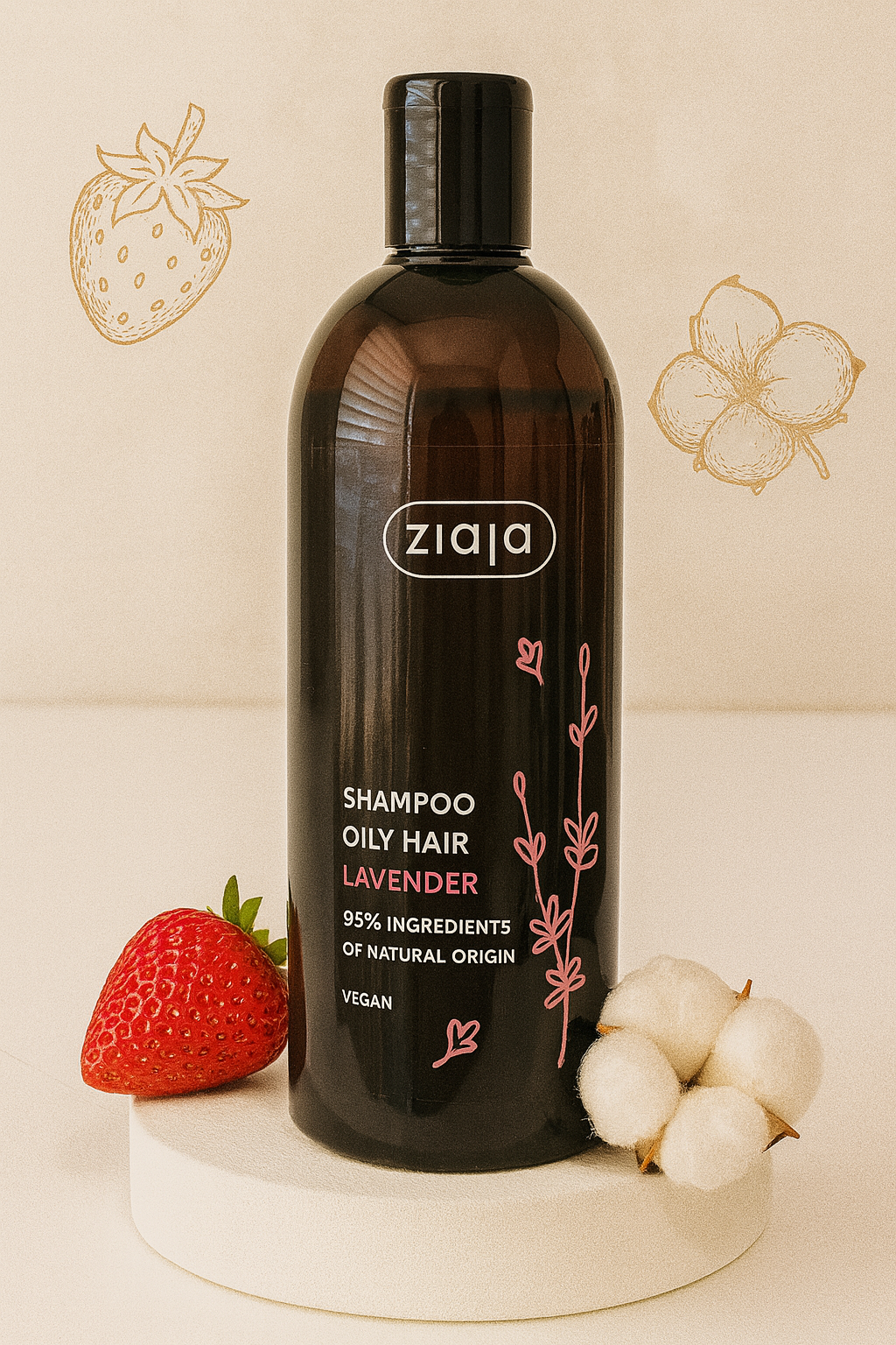 Shampooing Ziaja Cuir chevelus gras 500ml