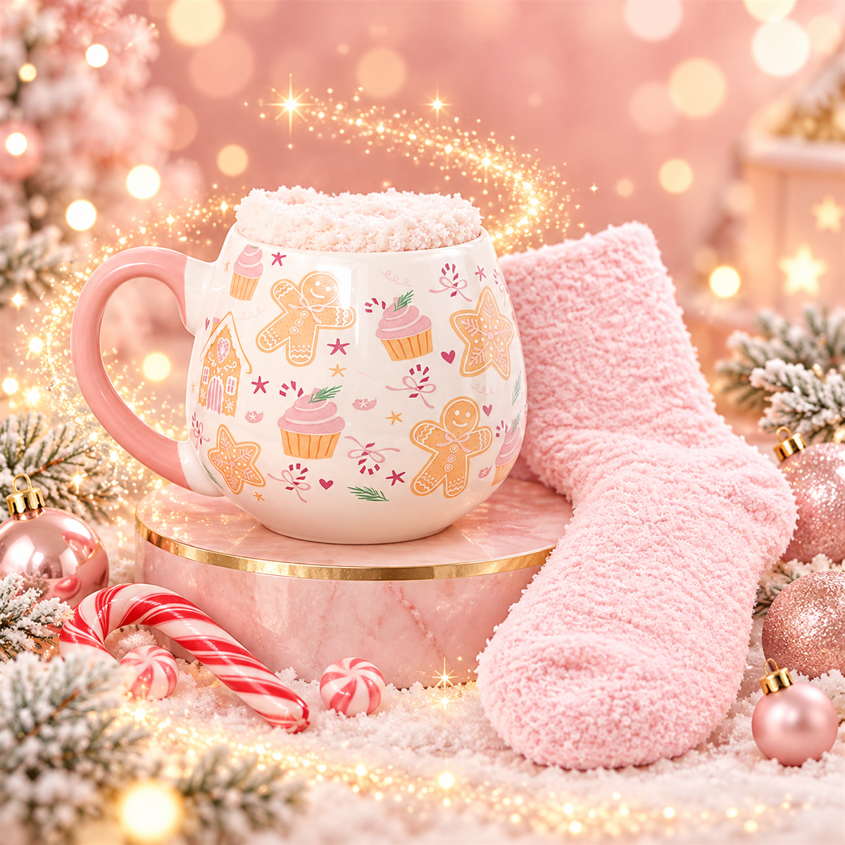 Mug pain d'épice & Chaussette