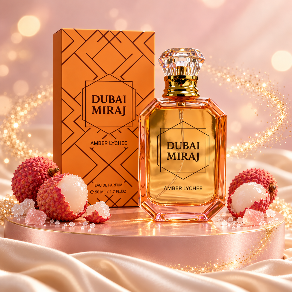EDP 50ML Amber Lychee - Dubai Miraj