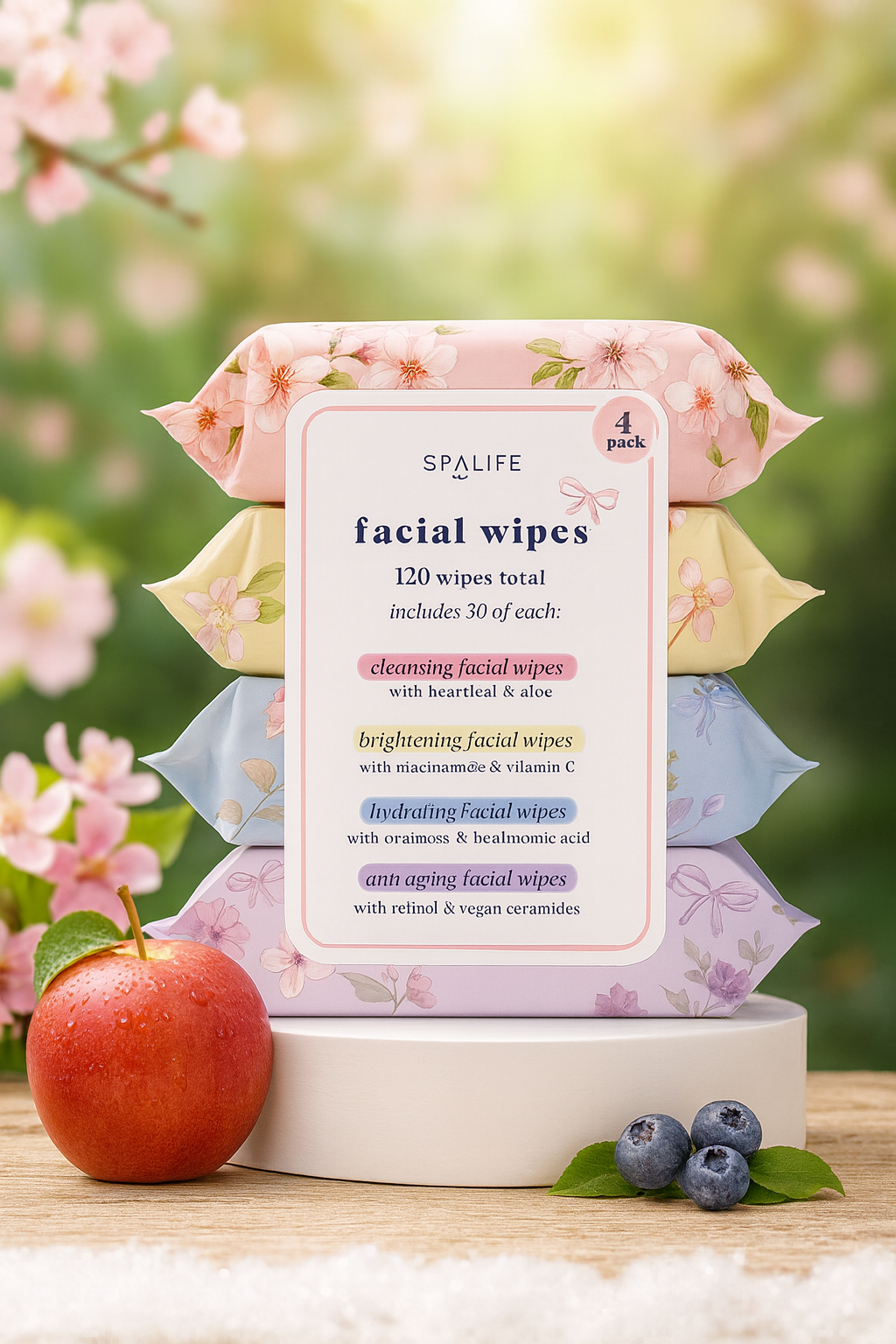 Lingettes Démaquillantes pour le Visage Multi-Pack