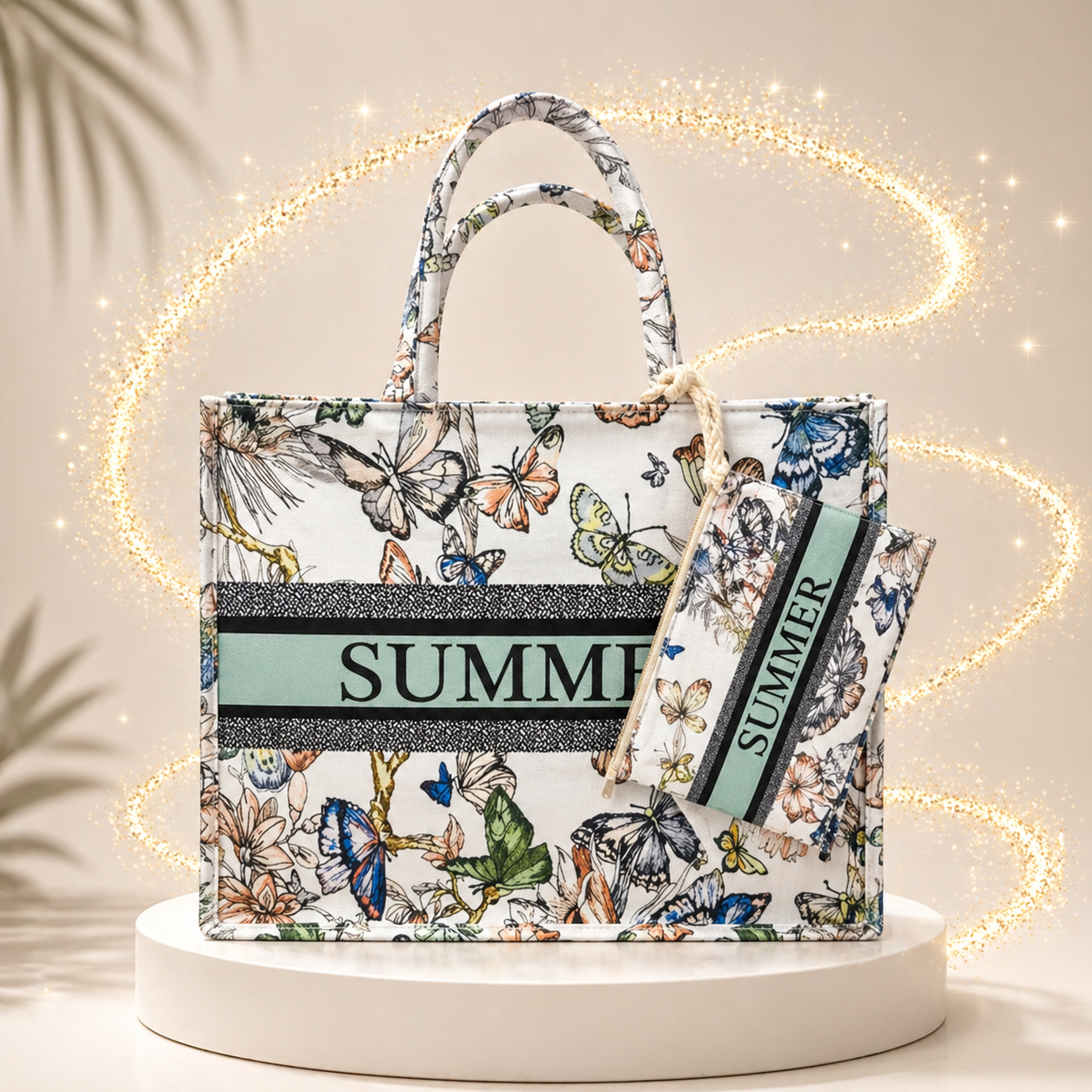Sac Summer Blanc papillon