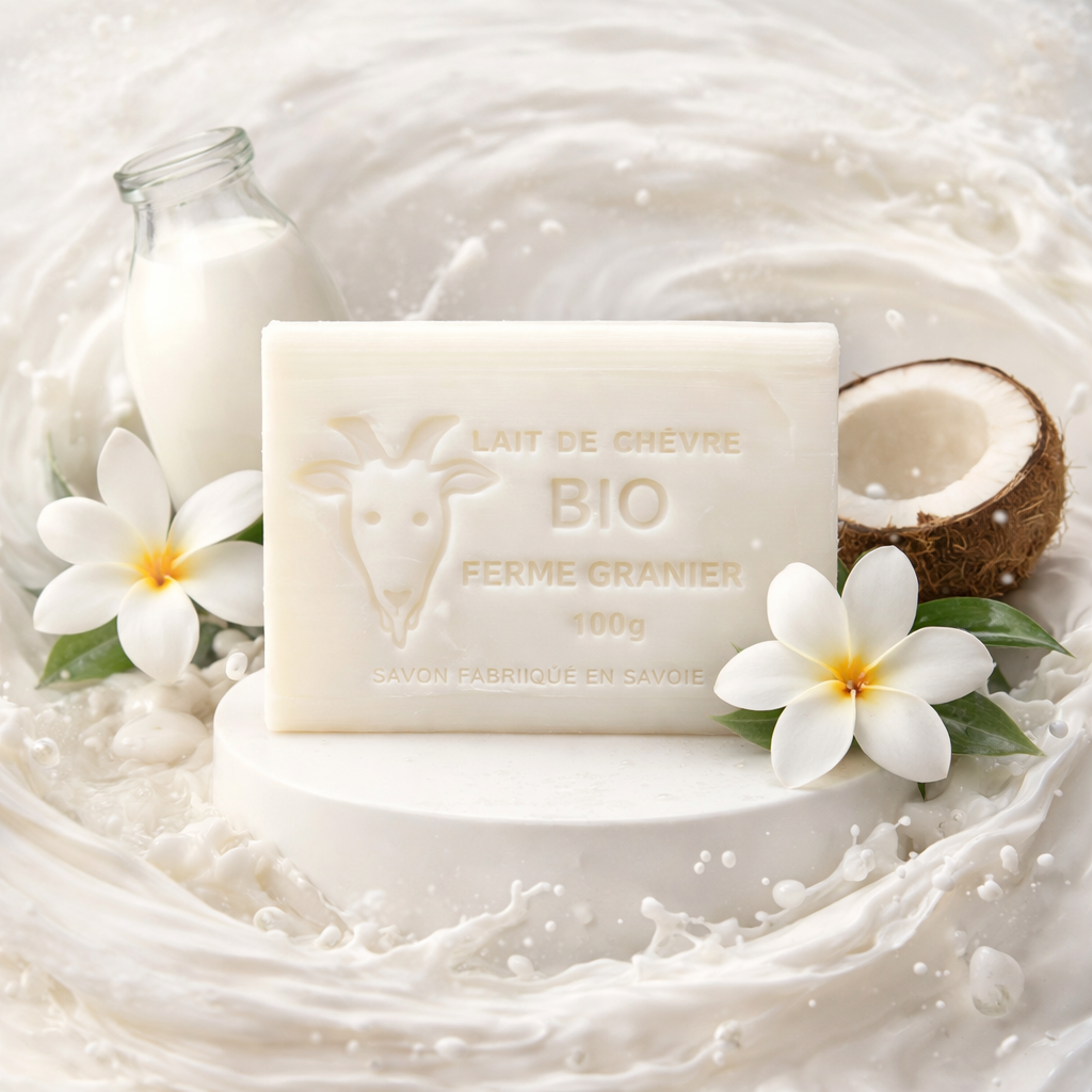 Savon au lait de chèvre bio 100 g