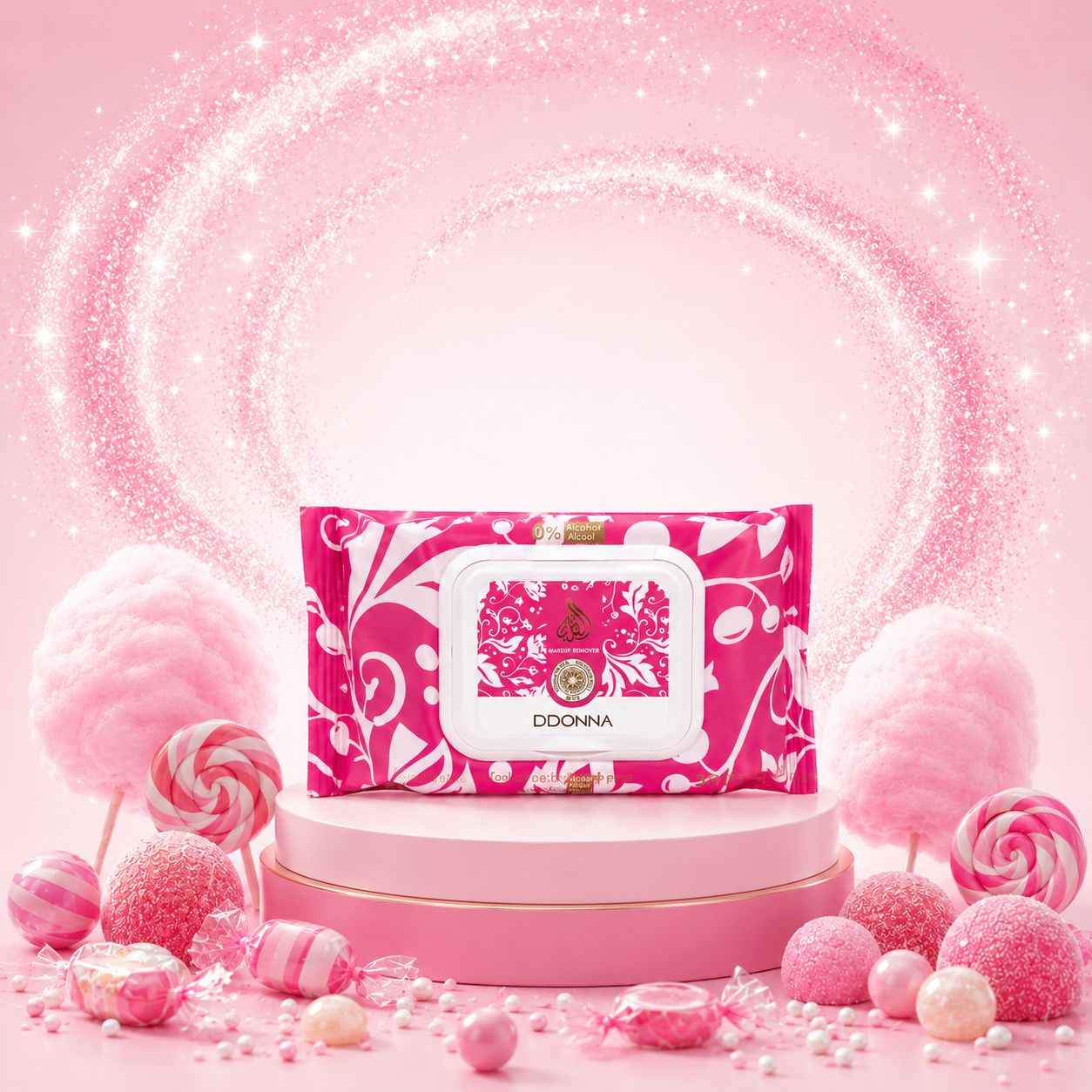 Lingettes Démaquillantes & Hydratante Parfumée Candy
