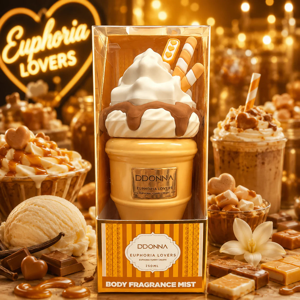 Brume "Euphoria Lovers" Gamme Yummy Cream 250ml