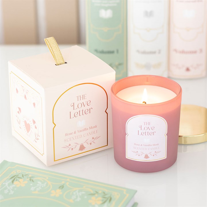 Bougie Love Letter Rose & Vanilla Musk