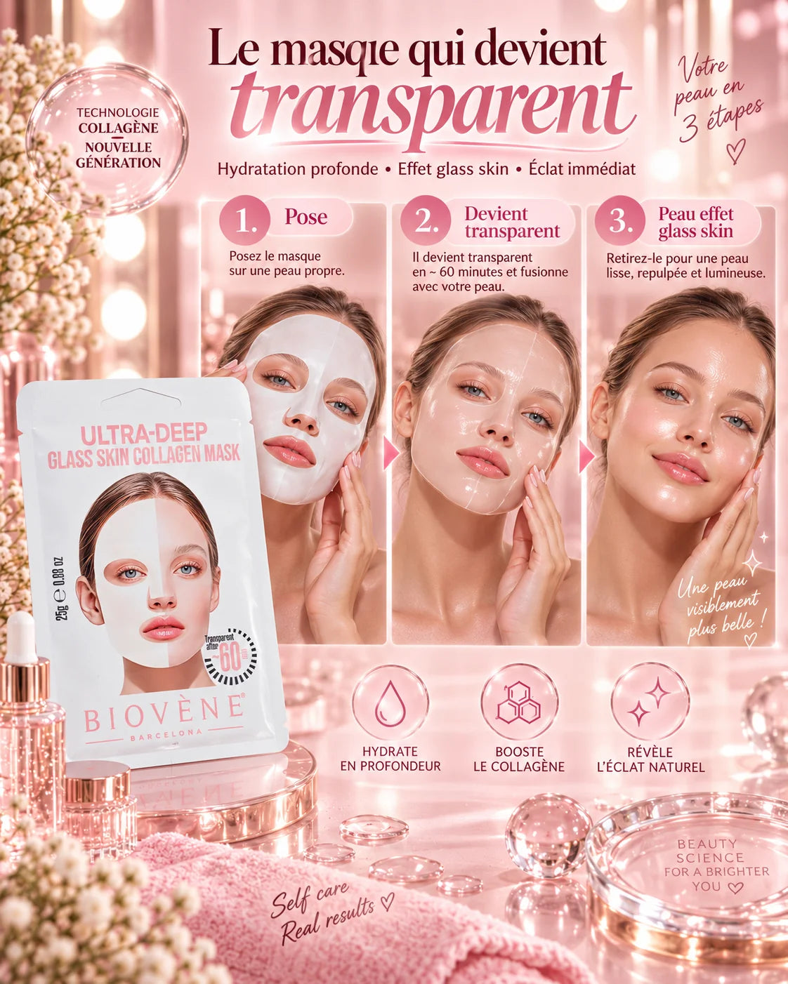 Ultra-Deep Glass Skin Collagen Mask
