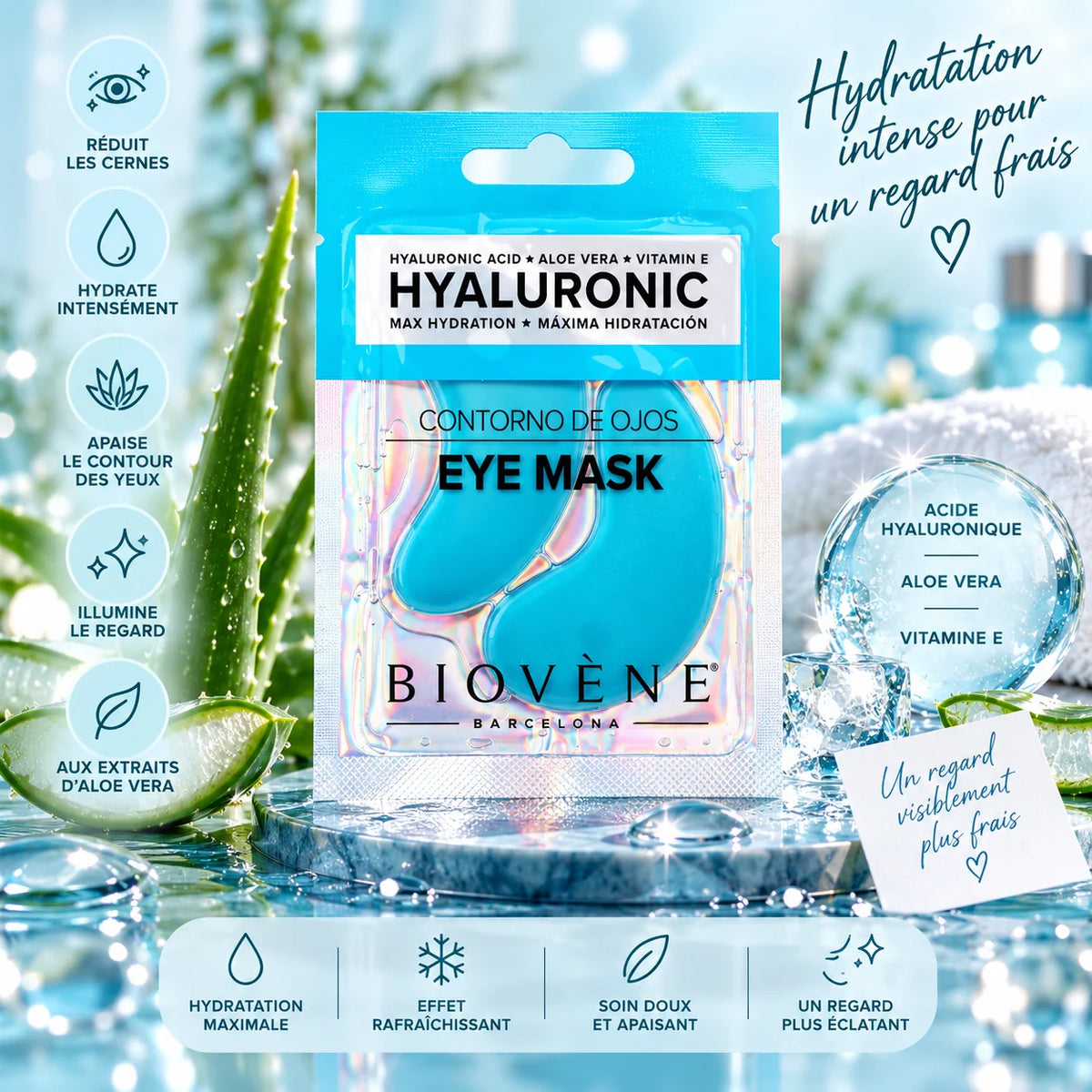 Patchs contour des yeux Hyaluronic Eye Mask