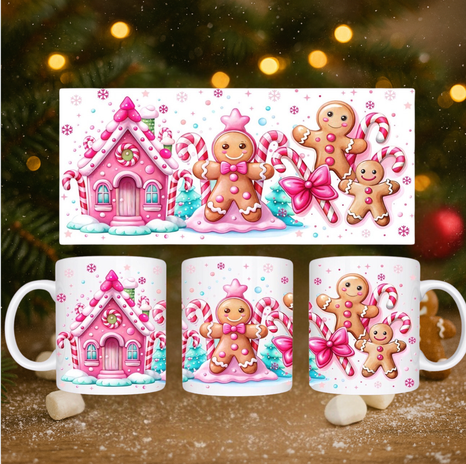Mug Pink Biscuit house