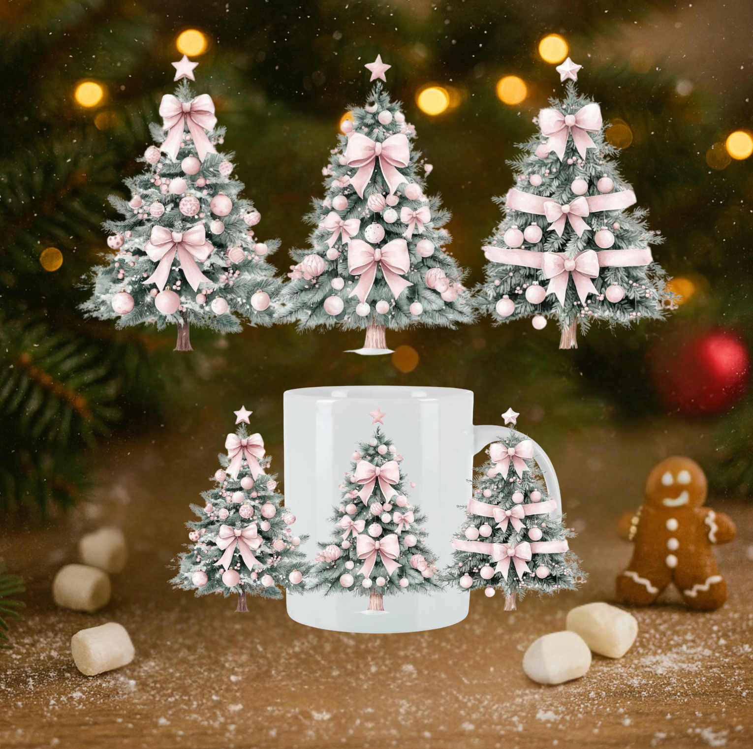 Mug Sapin étoilées