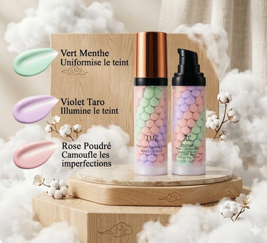 Base de maquillage Three colors