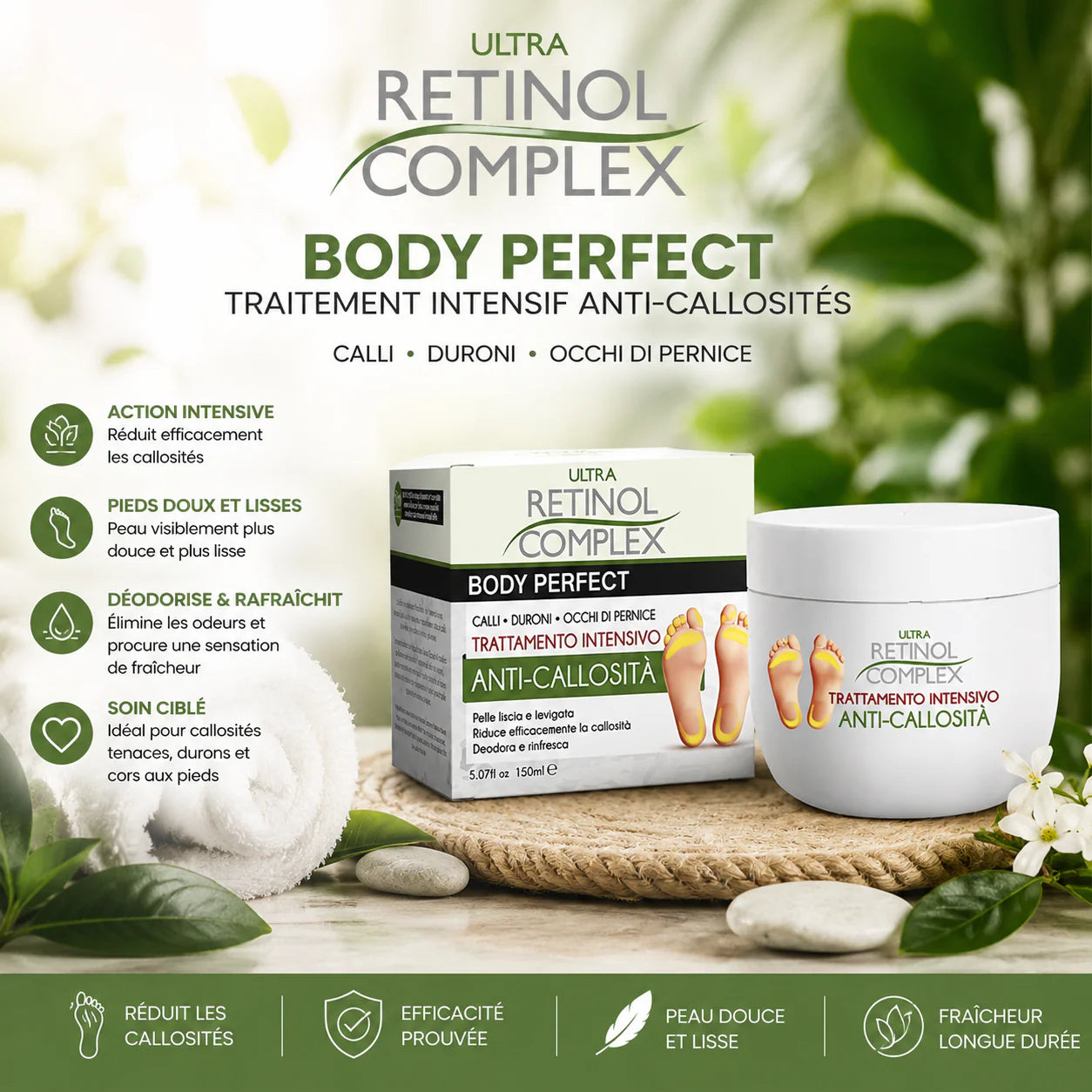 Traitement Intensif Anti-Callosité pour Les Pieds 150ml