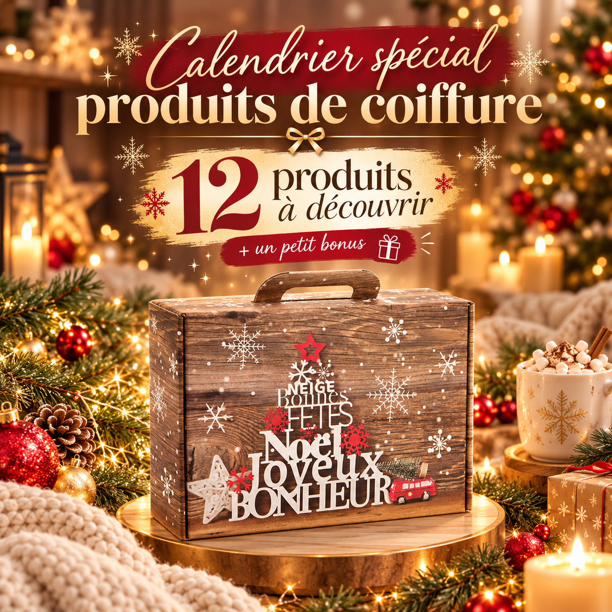 🎄 Calendrier spécial produits de coiffure 🎁