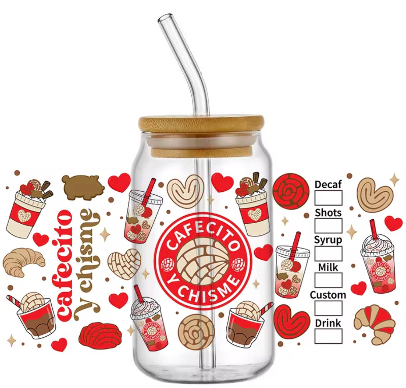 Verre Cafecito Rouge