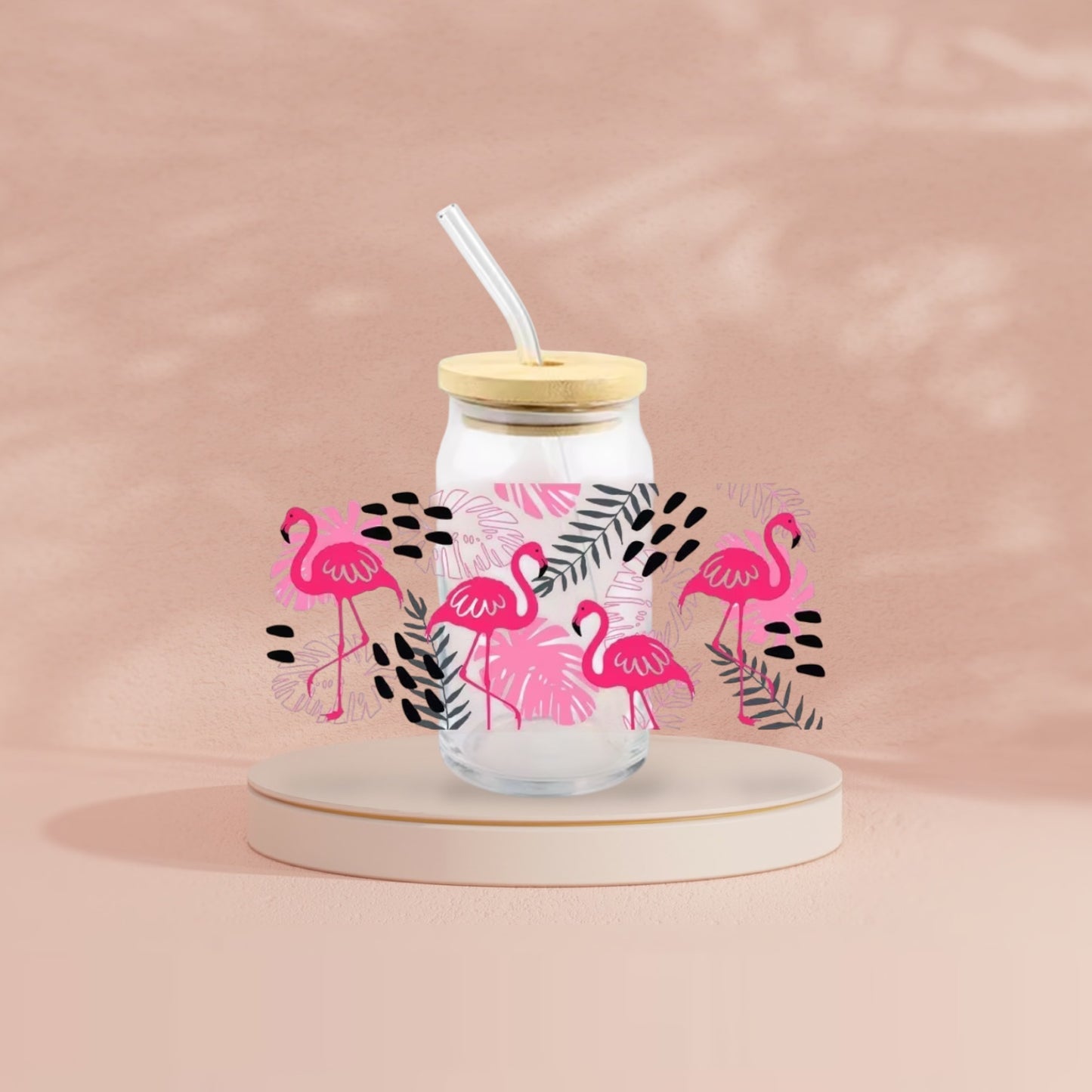 Verre Flamand rose / Noir