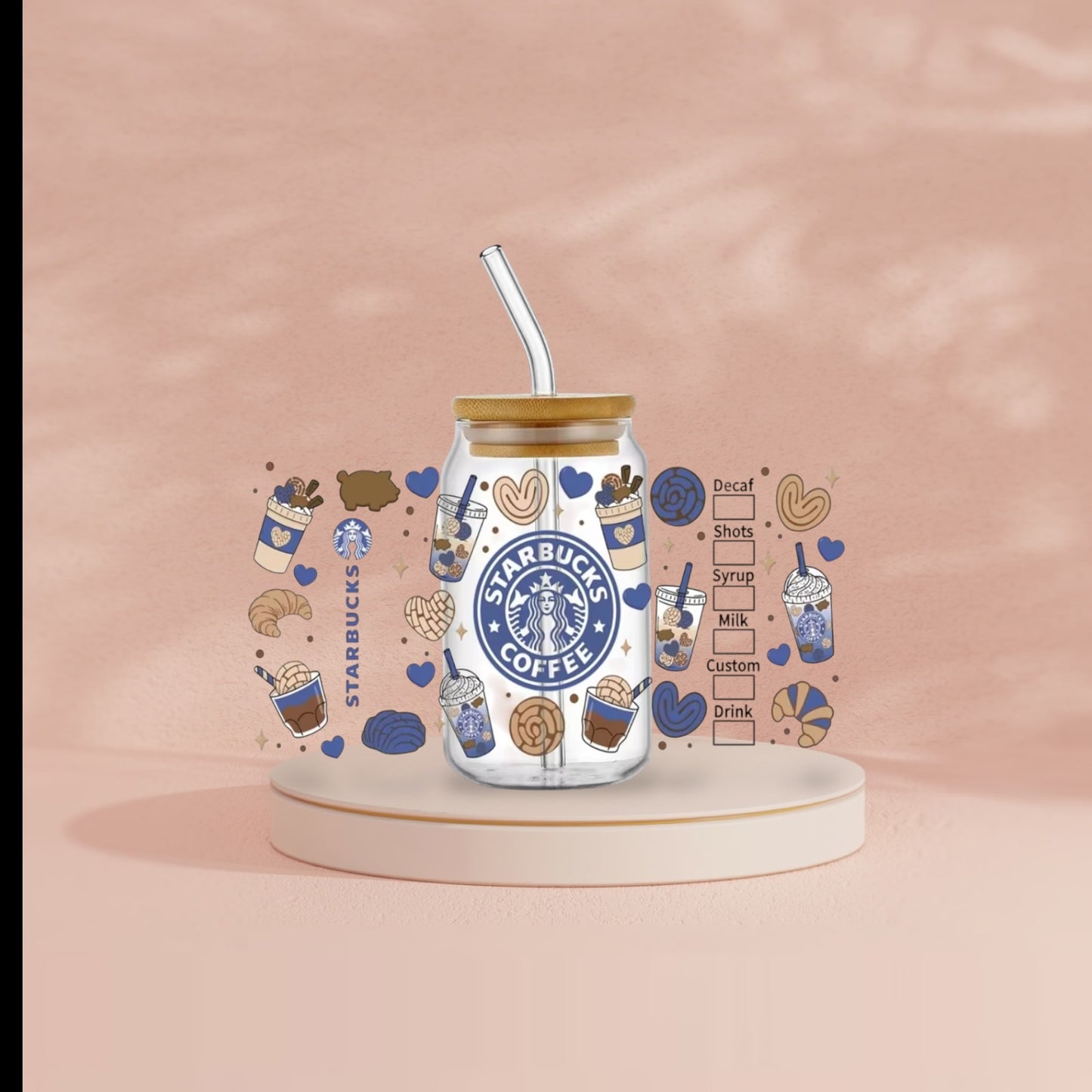 Verre Starbucks Bleu