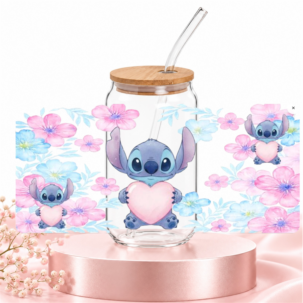 Verre Stitch coeur