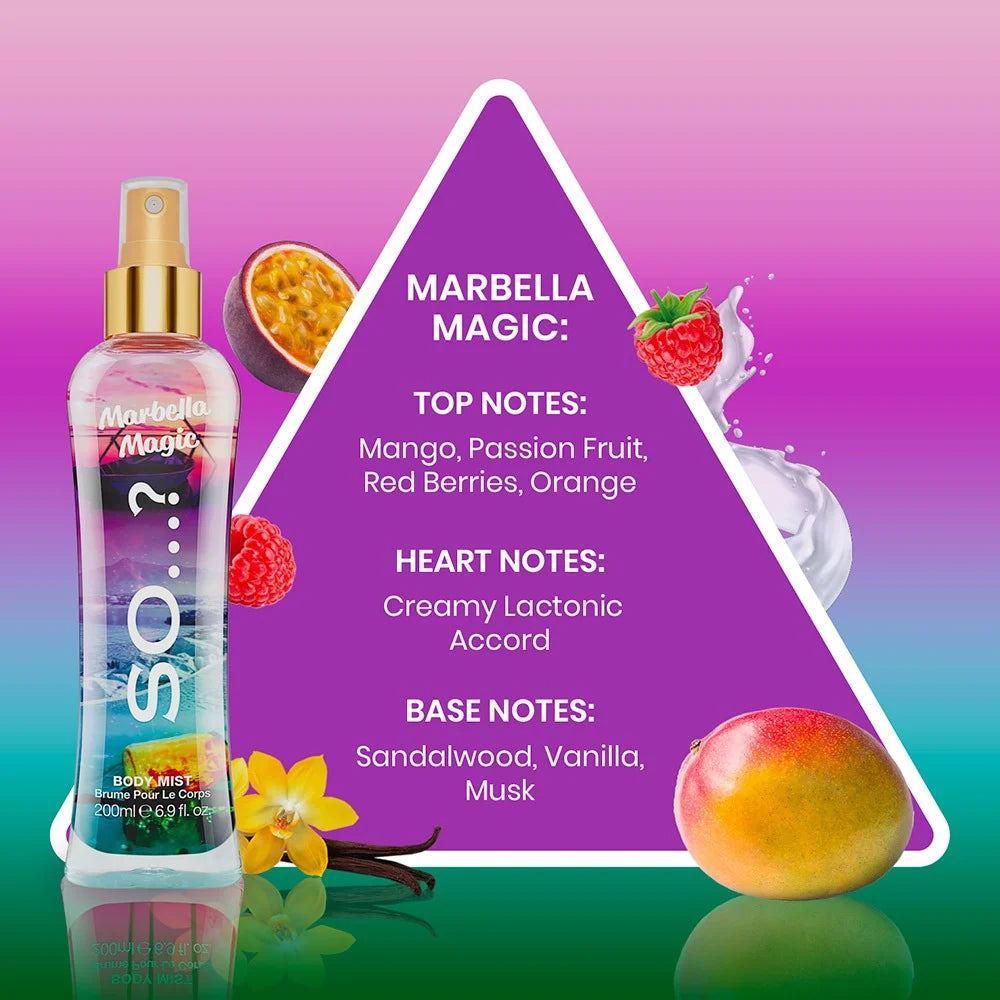 Marbella Magic - Mangue, Fruit de la Passion, Vanille Musquée - 200ml