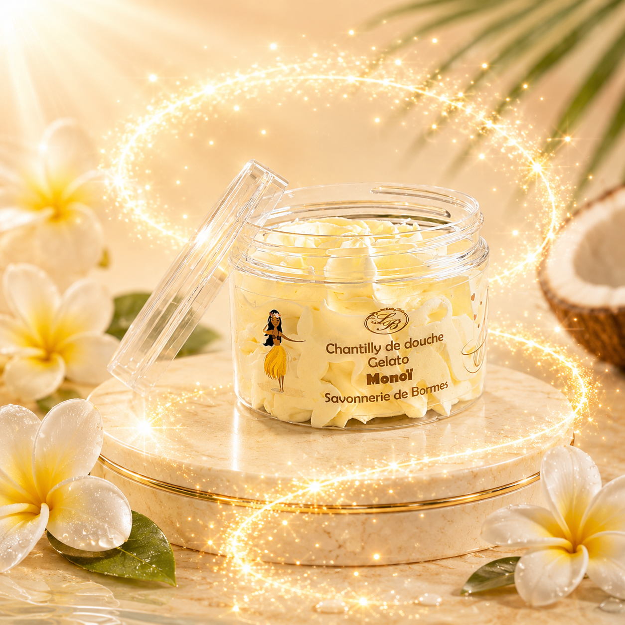 Chantilly de douche Monoï