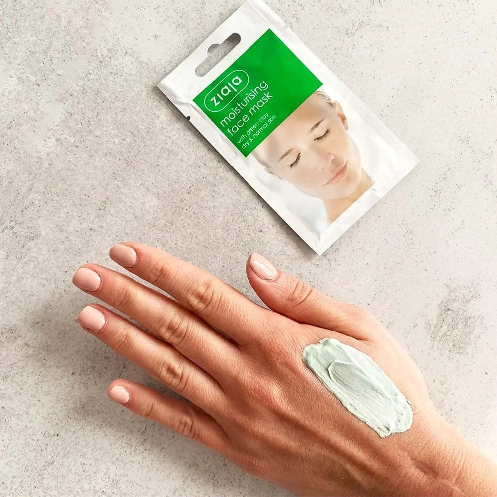 Masque Hydratant Visage à l'Argile Verte