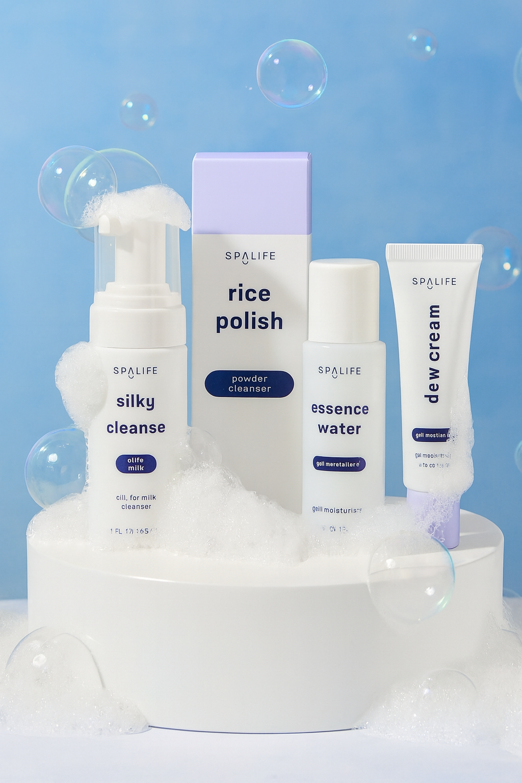 Rituels de Peau Soyeuse – Coffret Cadeau de Soins de la Peau Inspiré par la J-Beauty de 4 Pièces