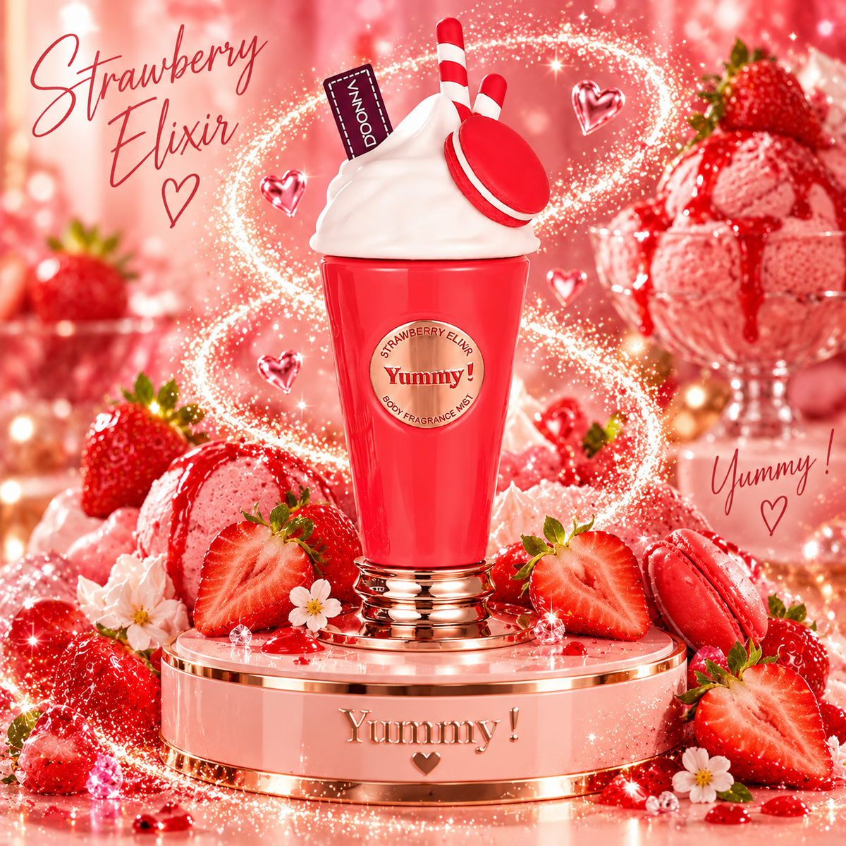 Brume Corps & Cheveux Strawberry Elixir 200ml