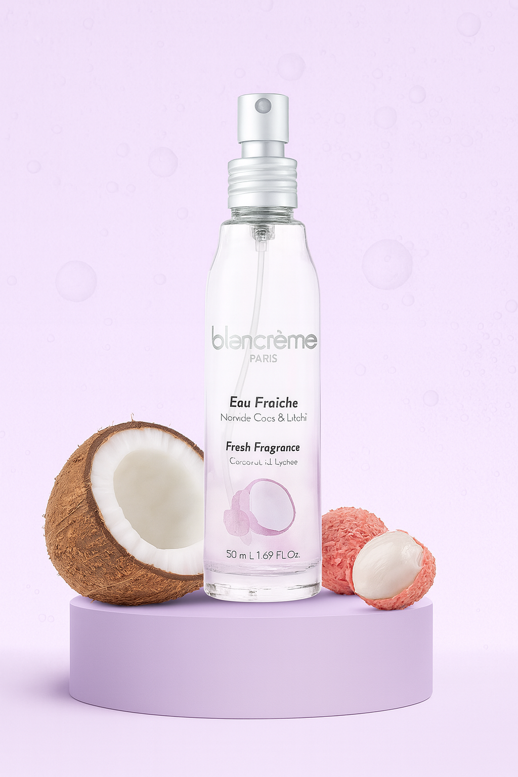 Eau fraîche Noix de coco & litchi