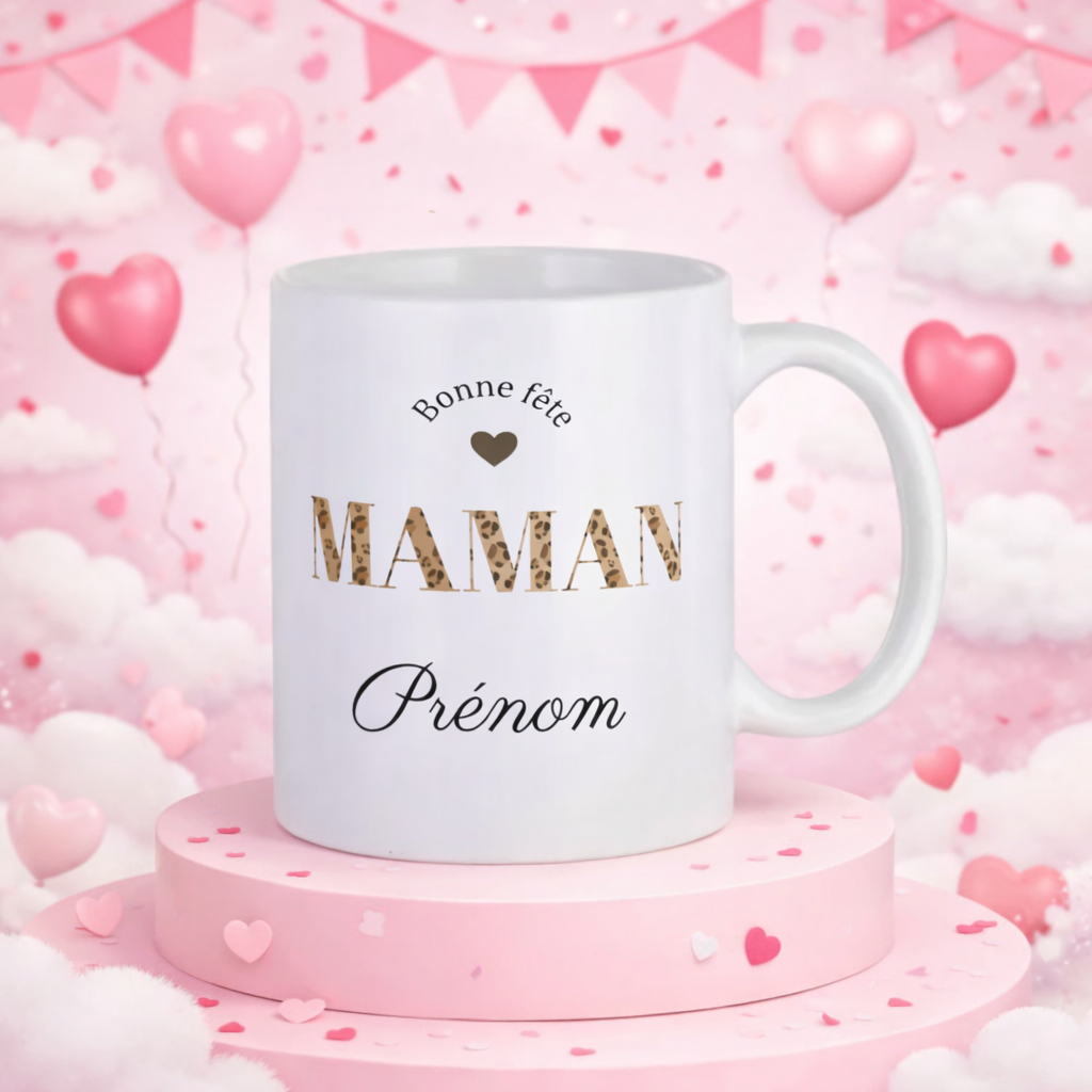 Mug Maman Leopard