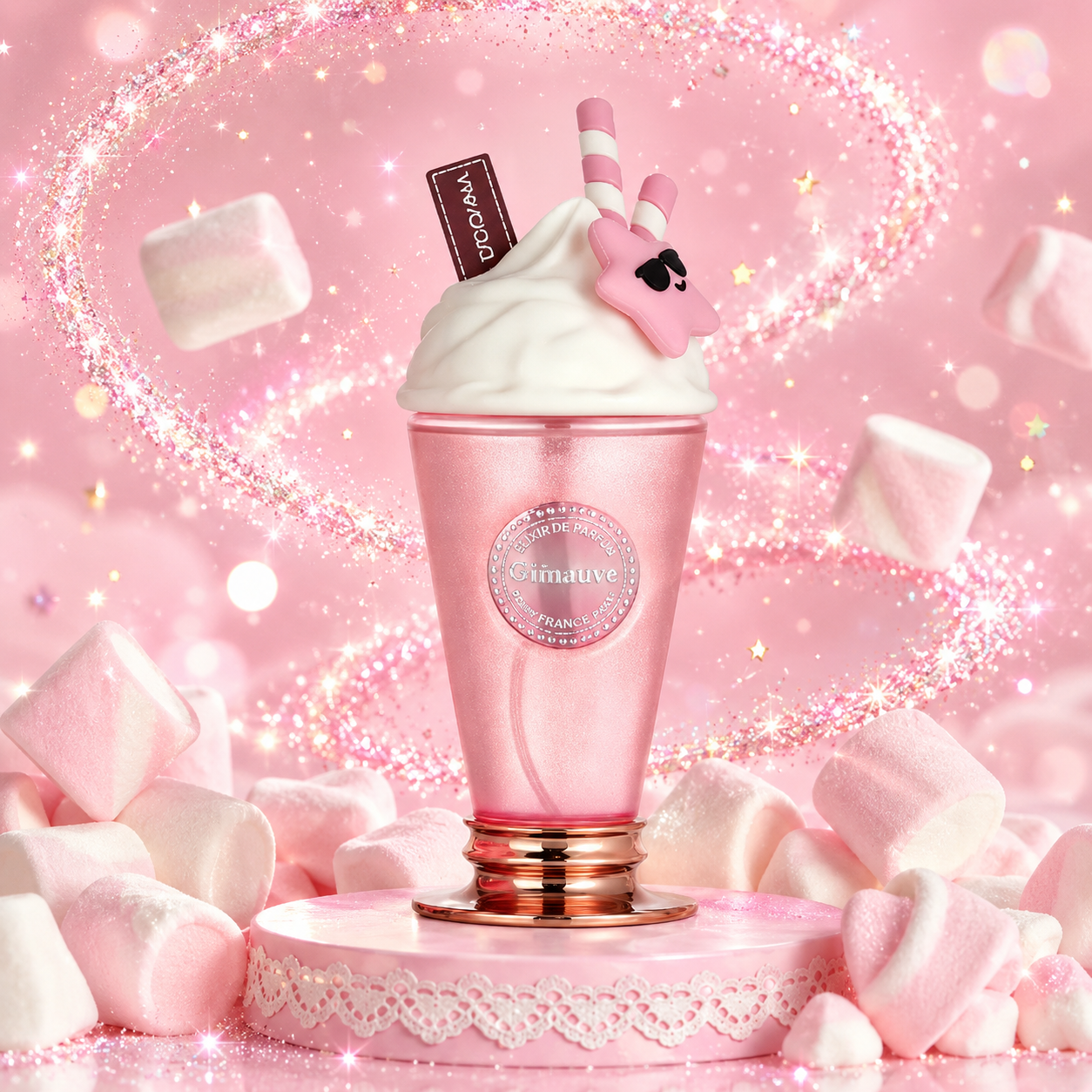 Brume Corps & Cheveux Yummy Marshmallow Pailletée 250ml