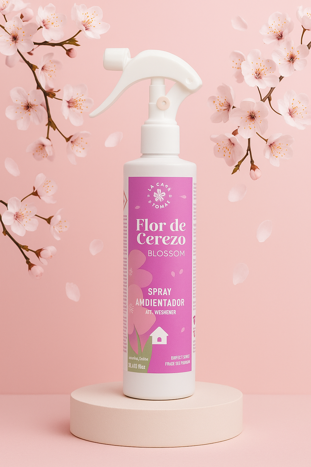 Spray ambiance et tissus Fleurs de cerisier