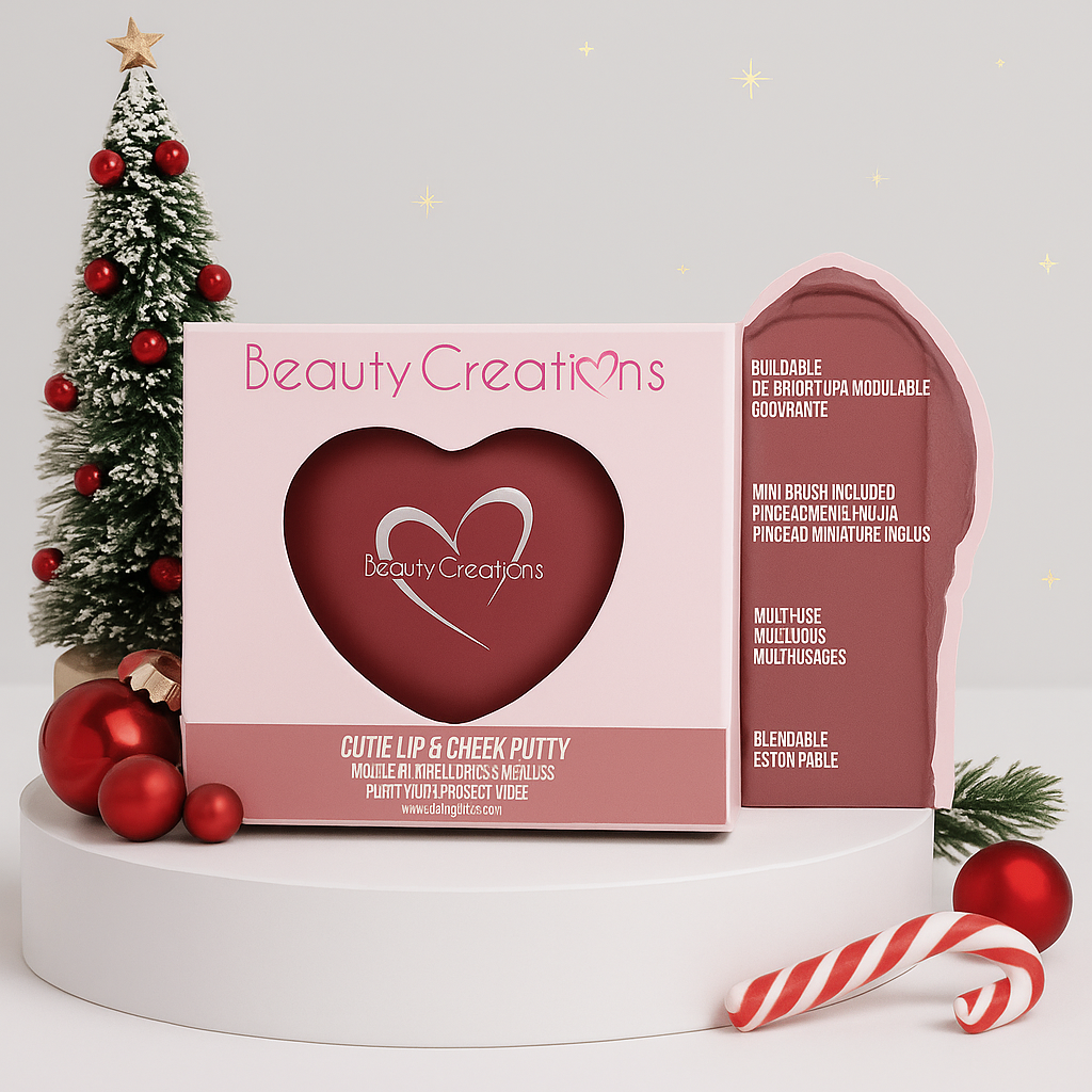 Cutie Lip & Cheek Putty w/ Brush - Deep Berry