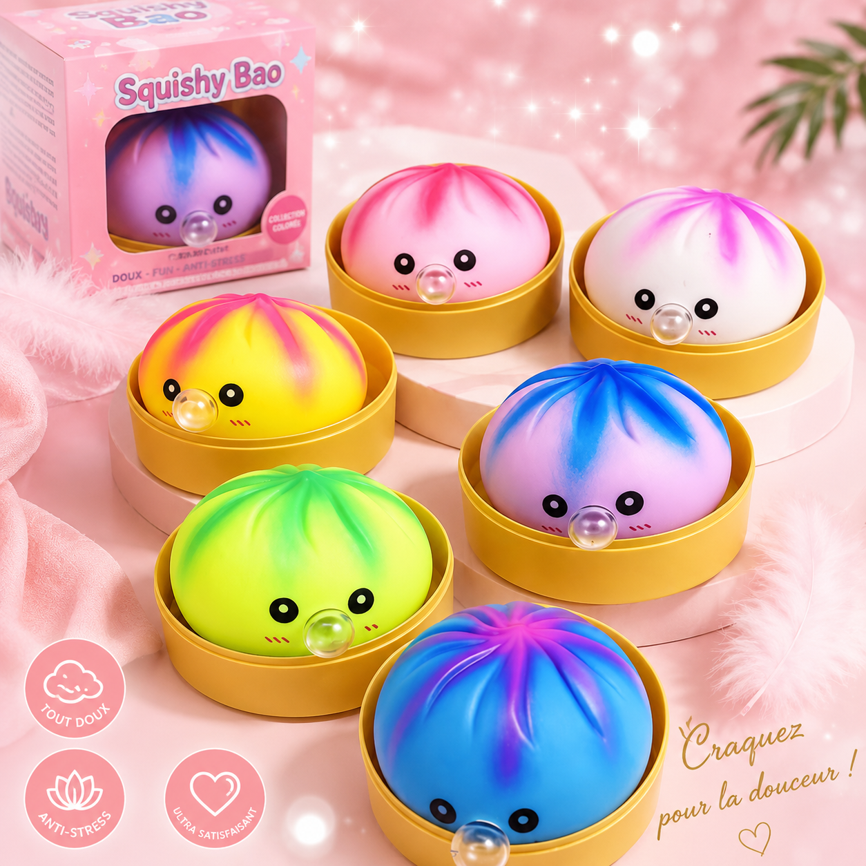 Squishy Dumpling Bubble Blower précommande