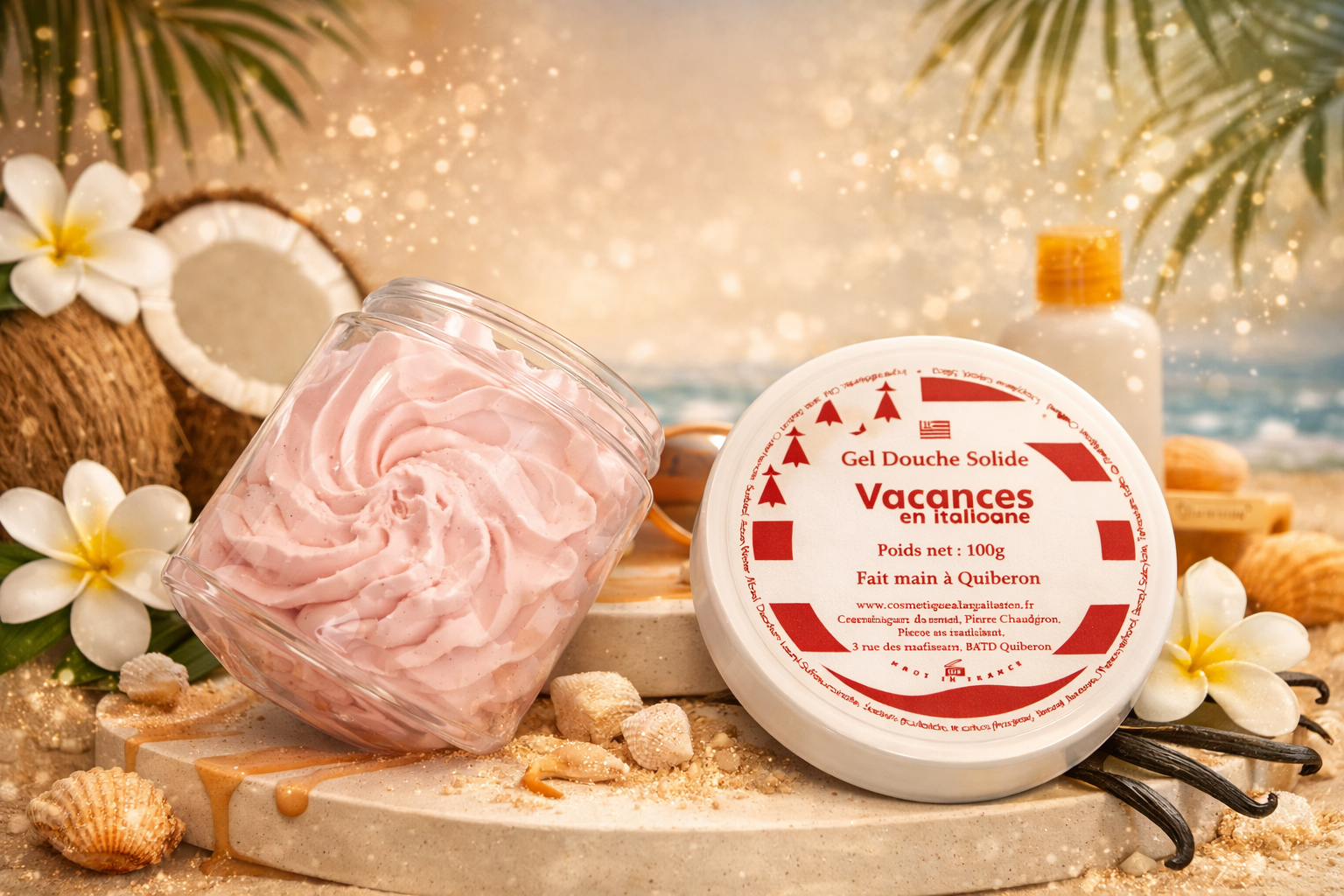 Savon fouettée Vacances en Bretagne