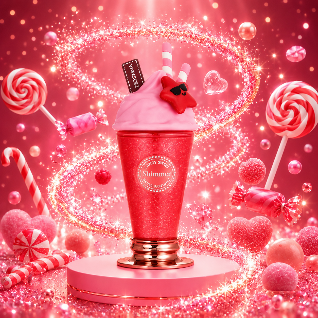 Brume Corps & Cheveux Yummy Pailletée Yara Candy 250ml