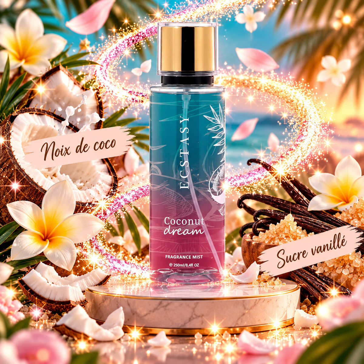 🥥🌴 Brume Parfumée  – Coconut Dream 🌴🥥