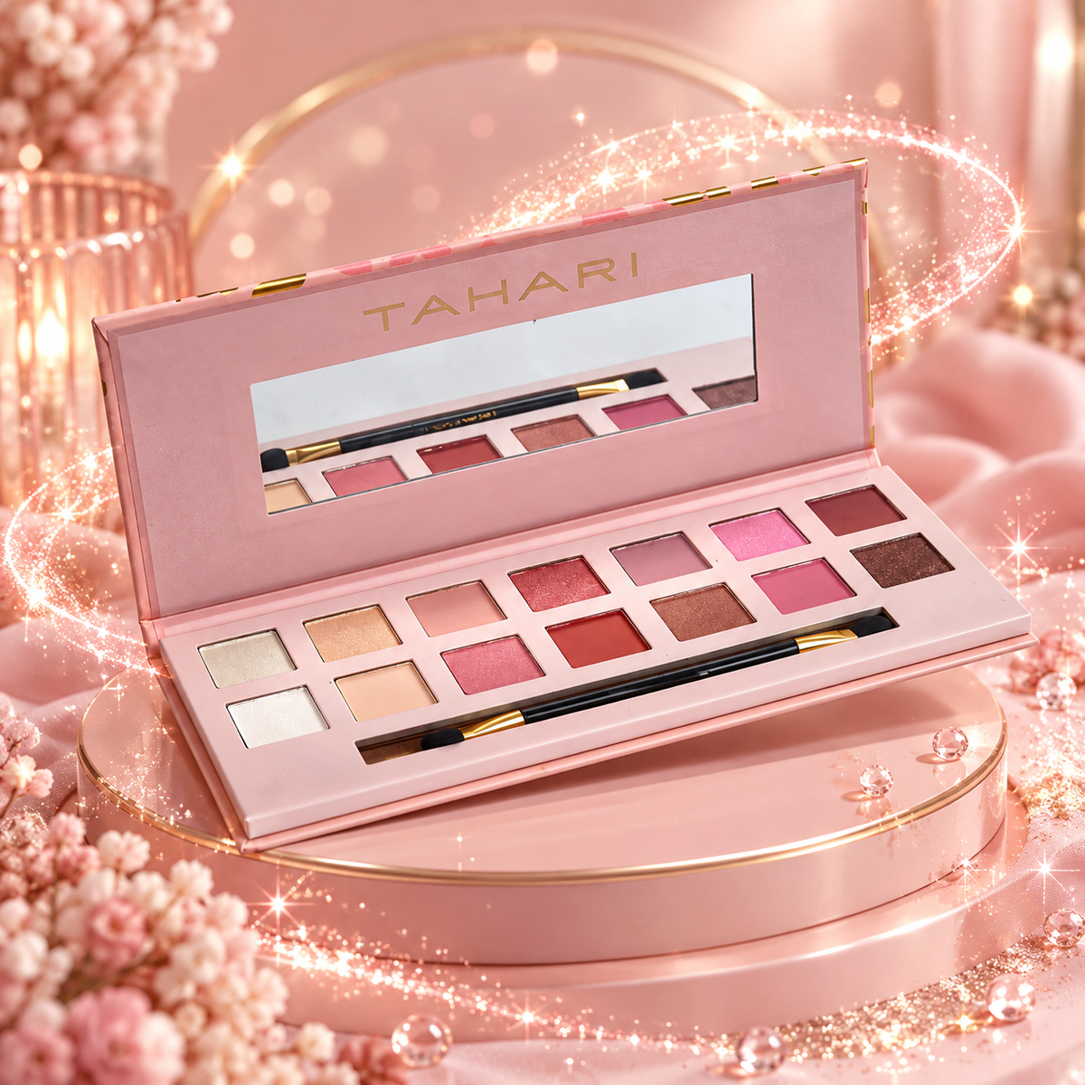 Coffret 14 Fards +miroir