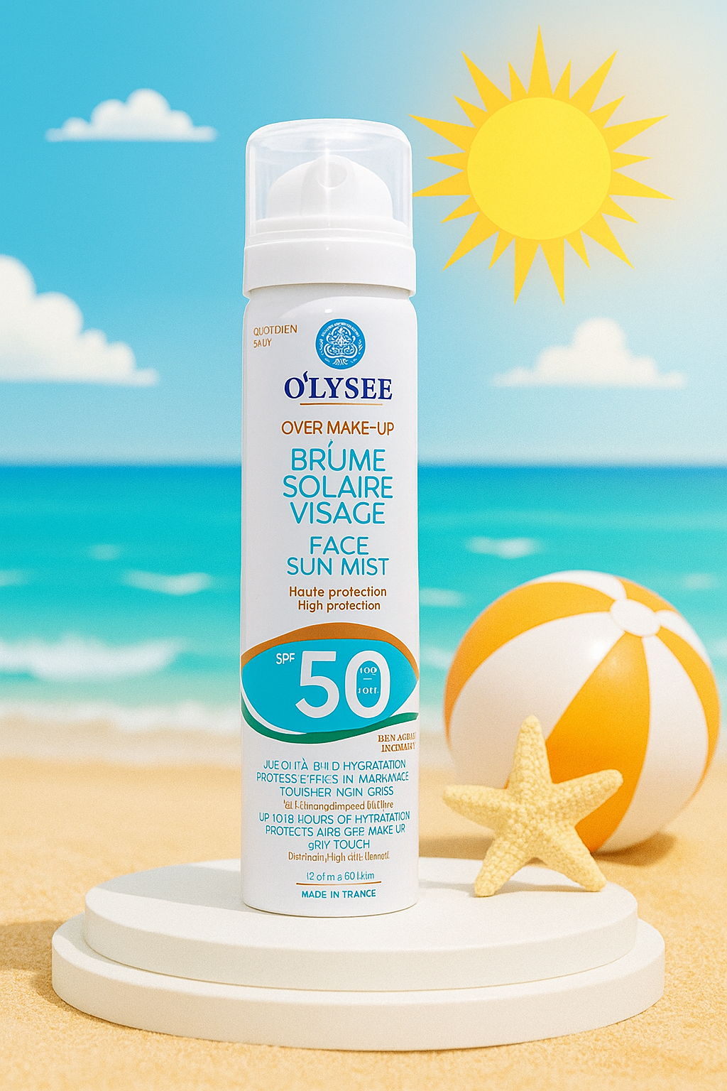Overmakeup solaire SPF 50+