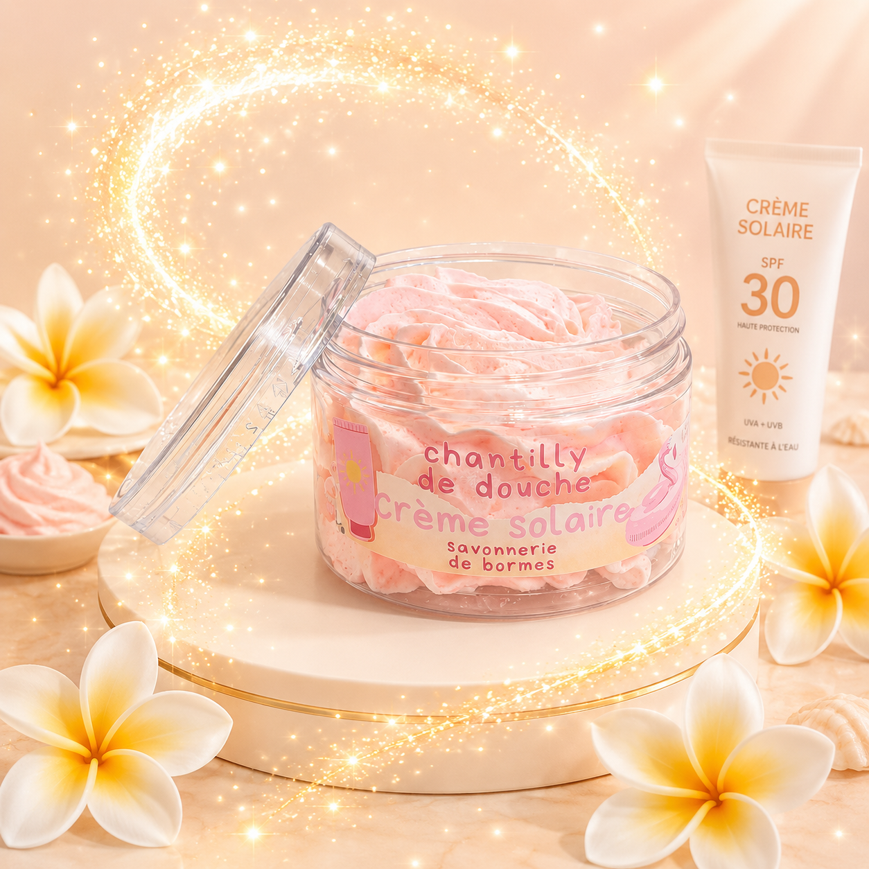 Chantilly de douche Crème solaire