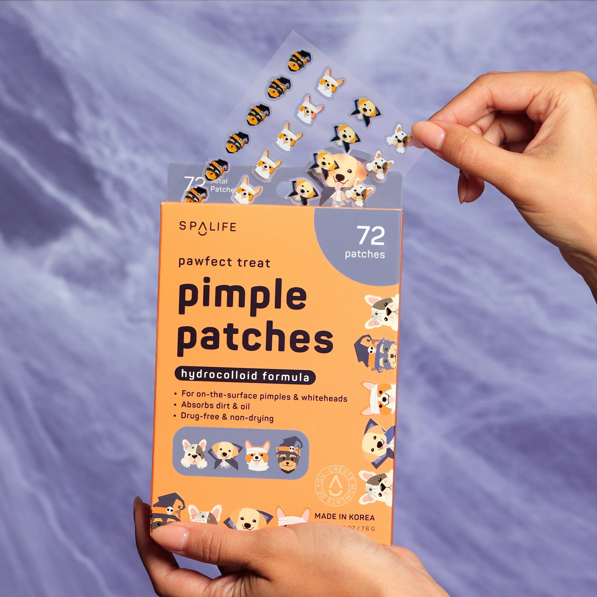 Patchs hydrocolloïdes anti-boutons Halloween Pawwfect Treat