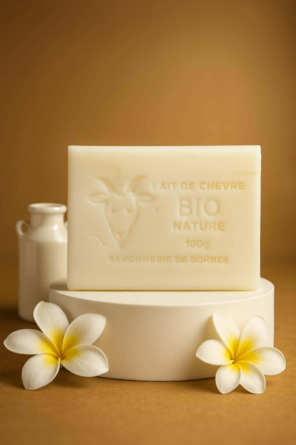 Savon au lait de chèvre Monoï 100g