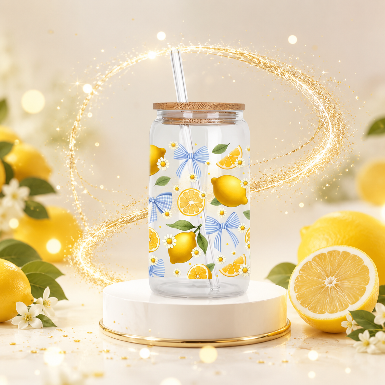 Verre Citron noeuds