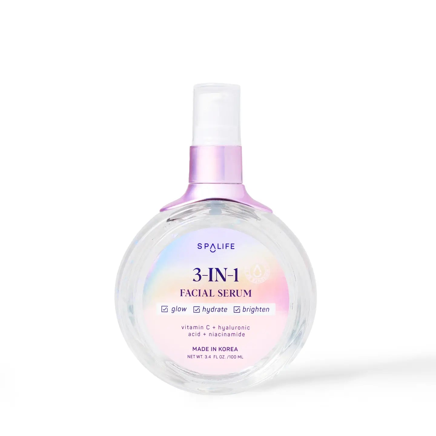 Sérum Visage 3 en 1 Vitamine C + Acide Hyaluronique + Niacinamide
