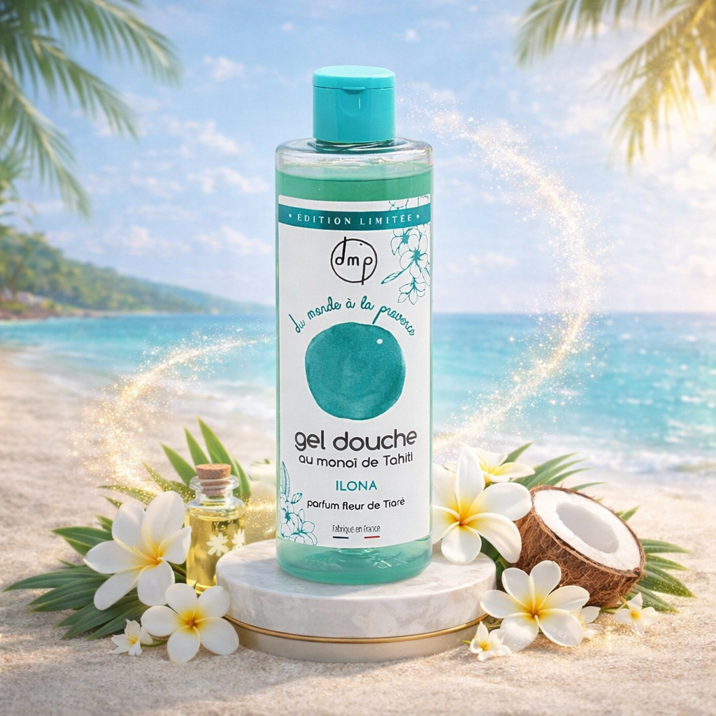 Gel douche au Monoï de Tahiti parfum Fleur de Tiaré – 250ml