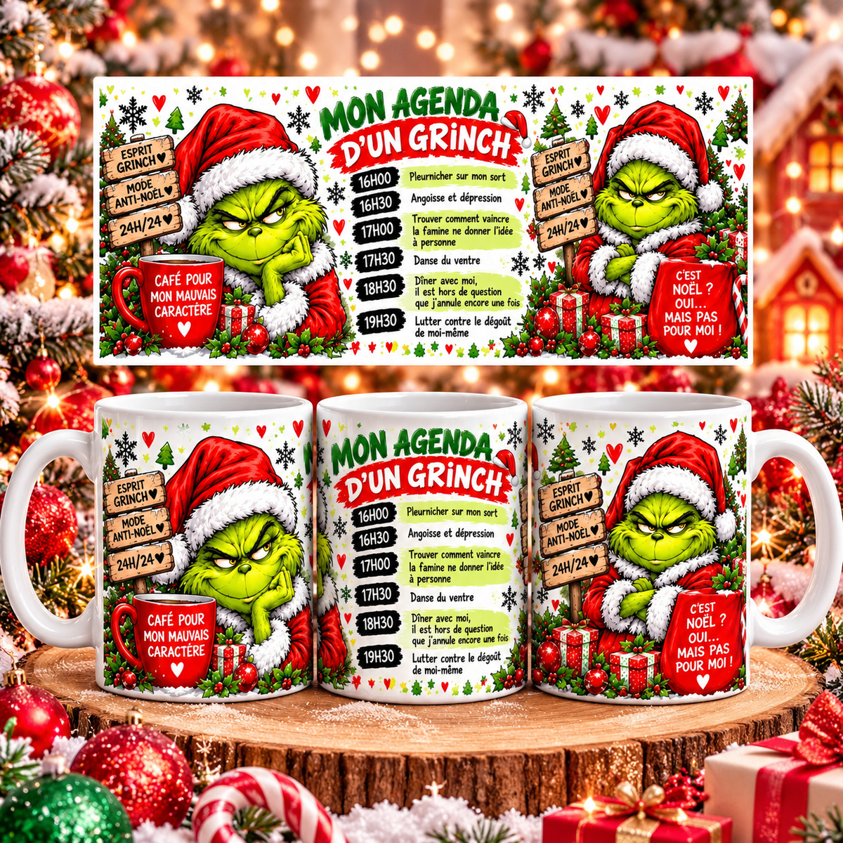 Mug Agenda Grinch