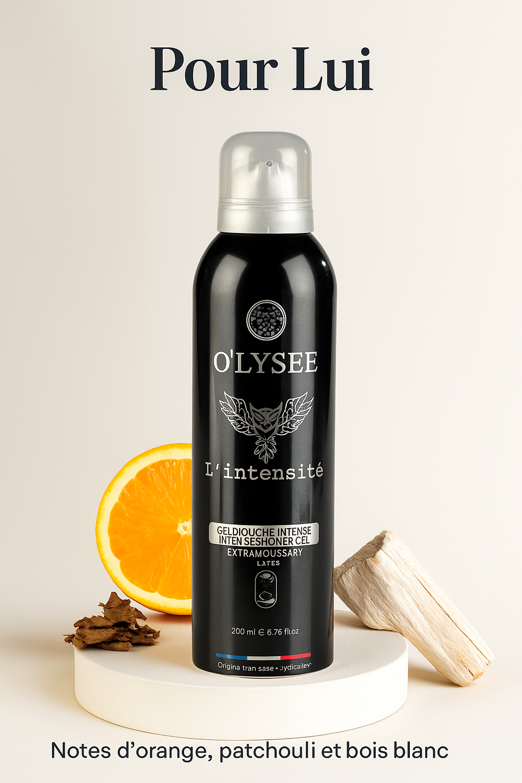 L'Intensité - Gel douche extra-moussant pour lui