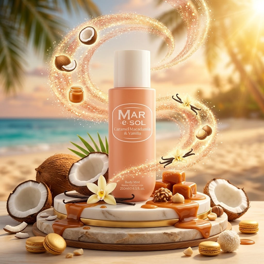Brume Mar e Sol - Caramel Macadamia & Vanille 250 ml