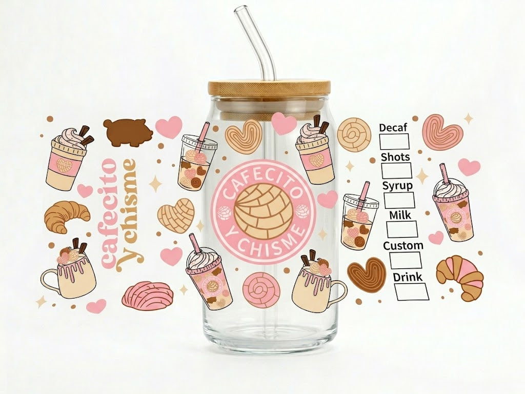 Verre Cafecito Rose claire
